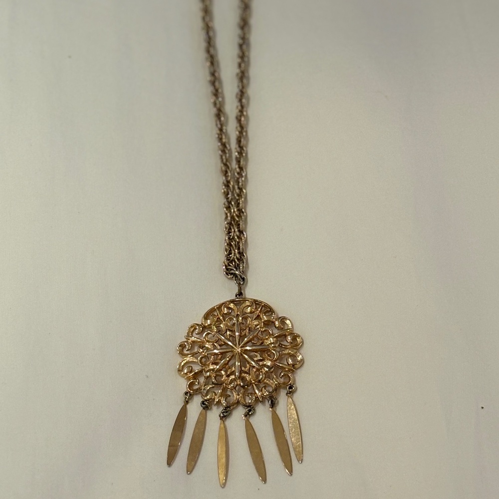 Gold Medallion Necklace